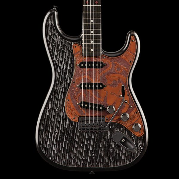 Fender Custom Shop Game of Thrones House Targaryen Stratocaster Masterbuilt Ron Thorn Online Hot Sale