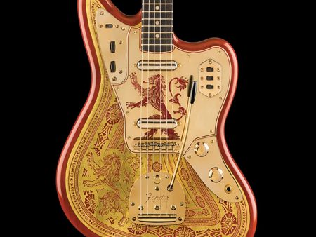 Fender Custom Shop Game of Thrones House Lannister Jaguar Masterbuilt Ron Thorn Online Hot Sale