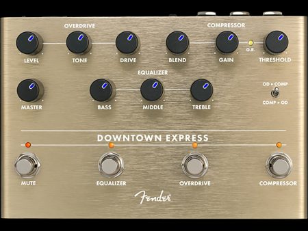 Fender Downtown Express Bass Multi-Effect Pedal For Discount