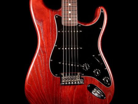 Fender American Standard Hand Stained Ash Stratocaster Wine Red 2012 Fashion