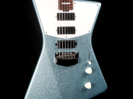 Ernie Ball Music Man BFR St. Vincent Turquoise Crush Sparkle For Sale