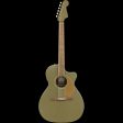 Fender California Series Newporter Player Acoustic-Electric Olive Satin For Cheap