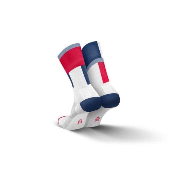 INCYLENCE Ultralights Zones Socks - Navy Red Online Sale