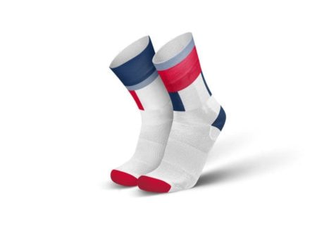 INCYLENCE Ultralights Zones Socks - Navy Red Online Sale