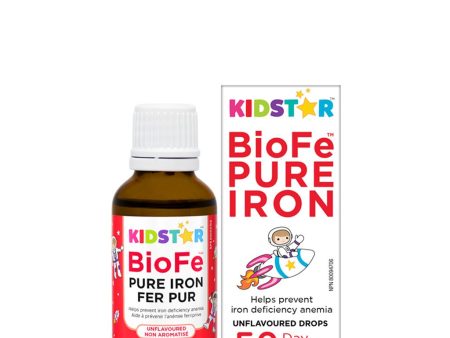 KidStar Nutrients BioFe Pure Iron Drops - Unflavoured (30 mL) Online Sale