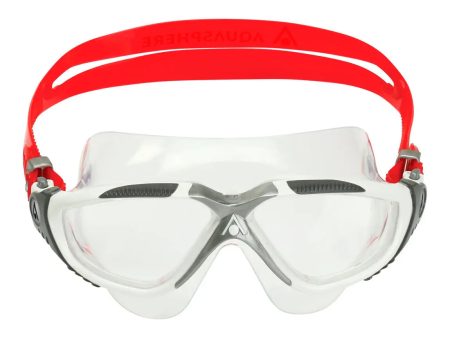 AquaSphere | Vista | Clear Lens | White   Red For Cheap