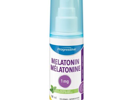 Progressive Melatonin 1 mg Spray - Natural Mint (58 mL) Cheap