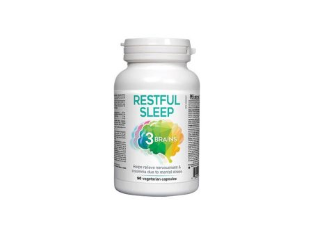 3 Brains Restful Sleep VCaps Hot on Sale