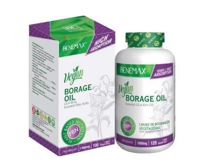 Benemax Vegan Borage Oil 1000 mg (120 Softgels) Online