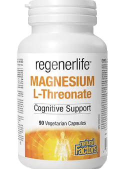 Natural Factors Magnesium L-Threonate (90 VCaps) Hot on Sale