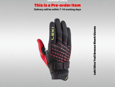 Leki Ultra Trail Breeze Shark Gloves For Cheap