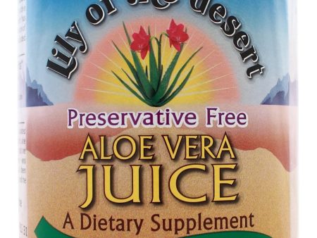 Lily of the Desert Aloe Vera Juice - Whole Leaf (Glass Bottle) Online now