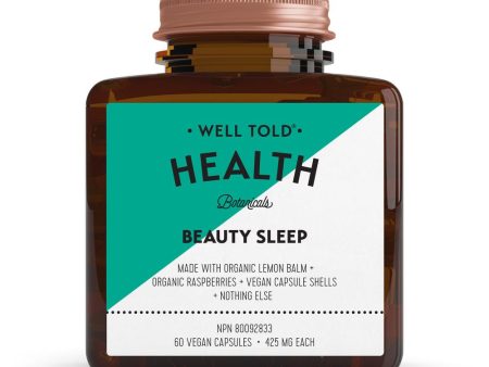 Well Told Health Beauty Sleep 425 mg (60 VCaps) Hot on Sale