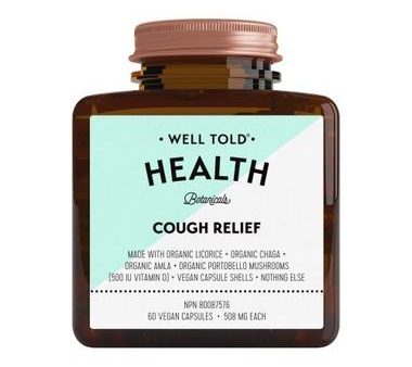 Well Told Health Cough Relief 508 mg (60 VCaps) Cheap