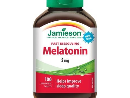 Jamieson Melatonin Fast Dissolving 3 mg (100 Tablets) Cheap