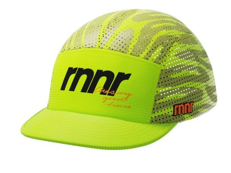 Rnnr Pacer Hat - Drippy Cheetah Green Sale