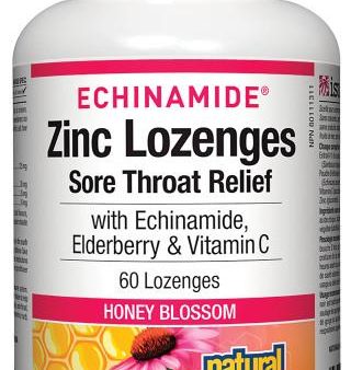 Natural Factors Zinc Lozenges with Echinamide, Elderberry & Vitamin C - Honey Blossom (60 Lozenges) Online Hot Sale