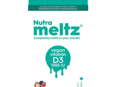 Nutrameltz Vitamin D3 1000 IU - Mixed Berry (60 Tablets) on Sale