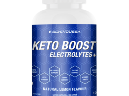 Schinoussa Keto Boost Electrolytes+ Powder - Natural Lemon (100 g) For Cheap