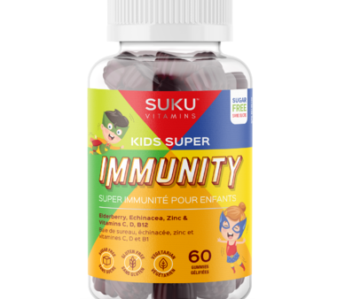 Suku Vitamins Kids Super Immunity - Pomegranate Lime (60 Gummies) For Cheap