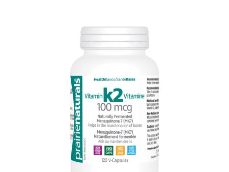 Prairie Naturals Vitamin K2 100 mcg (120 VCaps) For Cheap