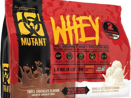 Mutant WHEY - Triple Chocolate and Vanilla Ice Cream (4 lbs) For Sale