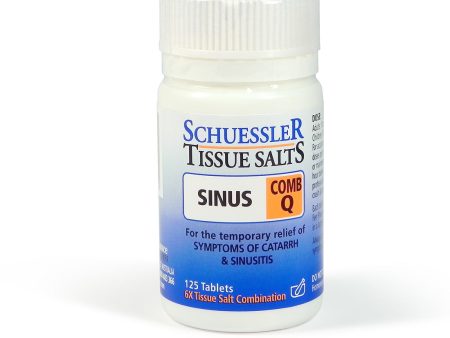 Schuessler Tissue Salts Comb Q Sinus (125 Tablets) Online Sale