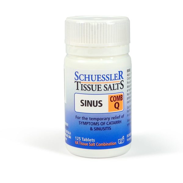 Schuessler Tissue Salts Comb Q Sinus (125 Tablets) Online Sale