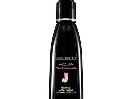 Wicked Aqua Water-Based Intimate Lubricant - Pink Lemonade (120 mL) Online Sale