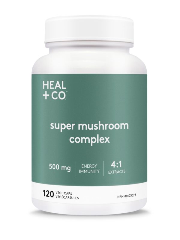 Heal + Co. Super Mushroom Complex 500 mg (120 VCaps) For Sale