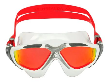 AquaSphere | Vista | Red Titanium Mirrored | White   Red Online Hot Sale