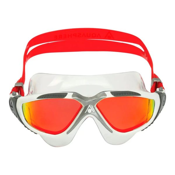 AquaSphere | Vista | Red Titanium Mirrored | White   Red Online Hot Sale