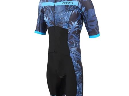 Zone3 | Activate Plus Short Sleeve | Trisuit | Heren | Navy Blue Cheap