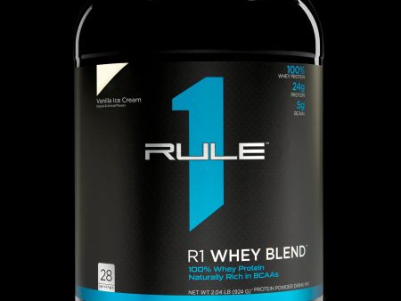 Rule One R1 Whey Blend 100% Whey Protein - Vanilla Ice Cream Online now