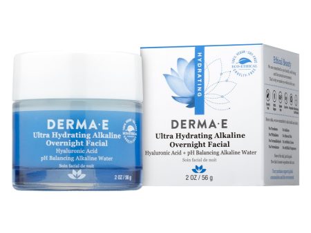 Derma E Ultra Hydrating Alkaline Overnight Facial (56 g) Supply