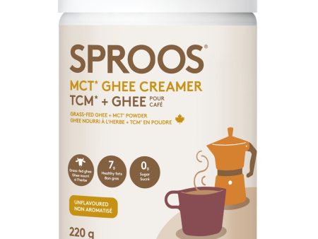 Sproos MCT Ghee Creamer - Unflavored (220 g) Sale