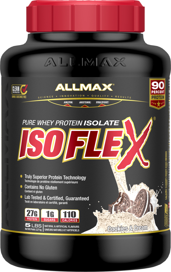 ALLMAX IsoFlex Pure Whey Protein Isolate - Cookies & Cream (5 lbs) Cheap