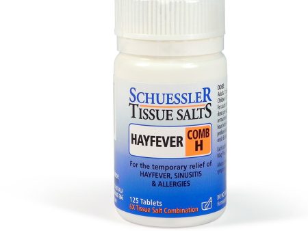 Schuessler Tissue Salts Comb H Hayfever (125 Tablets) Online