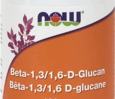 NOW Beta-1,3 1,6-D-Glucan 100 mg with Maitake Mushrooms (90 VCaps) Supply