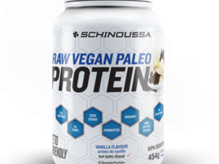 Schinoussa Raw Vegan Paleo Protein - Vanilla (454 g) Online now