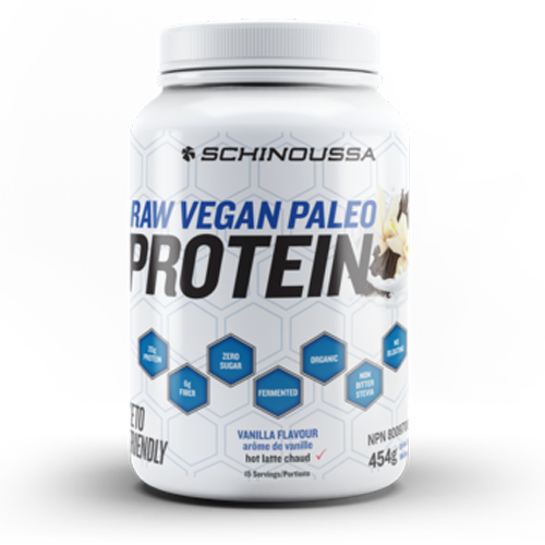 Schinoussa Raw Vegan Paleo Protein - Vanilla (454 g) Online now