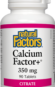 Natural Factors Calcium Factor+ 350 mg Citrate (90 Tablets) Online