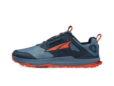 Altra Men s Lone Peak 8 (Blue   Orange) Sale