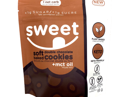 Sweet Nutrition Soft Baked Double Chocolate Cookies (68 g) For Sale