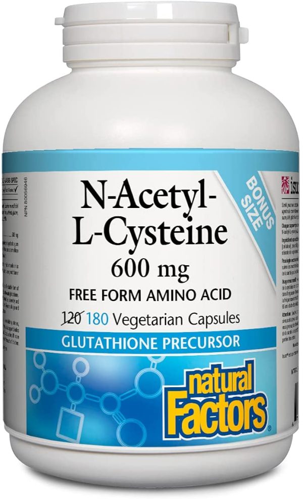 Natural Factors N-Acetyl-L-Cysteine 600 mg (VCaps) For Sale