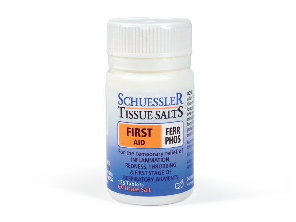 Schuessler Tissue Salts Ferrum Phosphate First Aid (125 Tablets) Discount