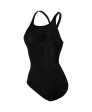 Arena | Team Swimsuit | Pro Solid | Black   White For Cheap