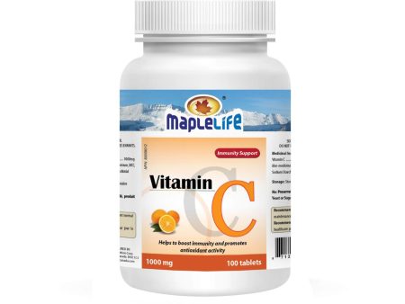 MapleLife Vitamin C 1000 mg (100 Tablets) Fashion