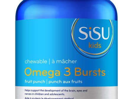 Sisu Kid s Chewable Omega 3 Bursts - Fruit Punch (120 Softgels) For Discount