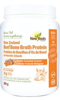 New Roots Beef Bone Broth Protein + Organic Fermented Turmeric (300 g) Online Sale